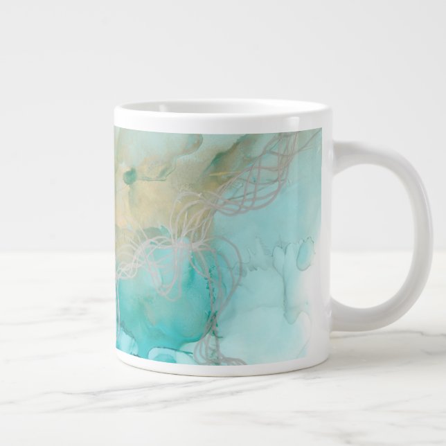 Taza De Café Gigante Metálicos entrelazados (Derecha)