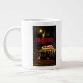 Taza De Café Gigante "Metro subterráneo L' autre"