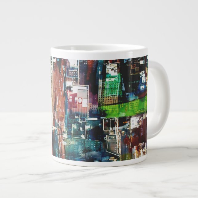Taza De Café Gigante Metrópoli (Derecha)