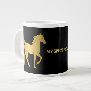 Taza De Café Gigante Mi animal espiritual - Caballo