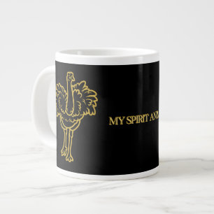 Taza De Café Gigante Mi animal espiritual - Ostrich