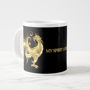Taza De Café Gigante Mi animal espiritual - Rooster