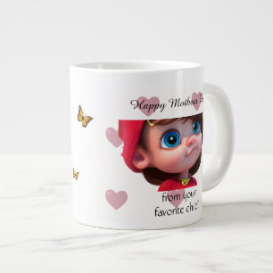 Taza De Café Gigante Mi mamá super fresca