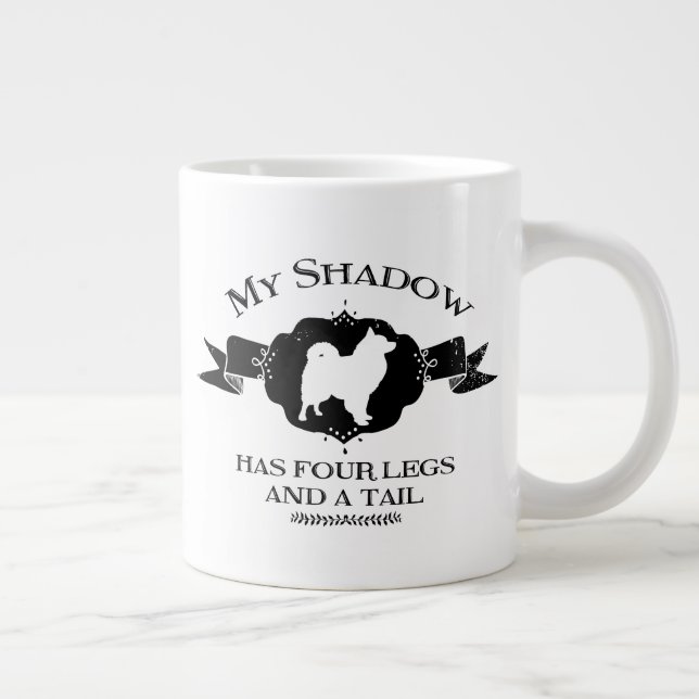 Taza De Café Gigante Mi perro de la sombra (Derecha)