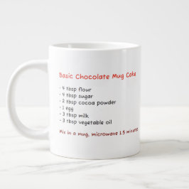 Taza De Café Gigante Microondas únicas (Recetas de pasteles de chocolat