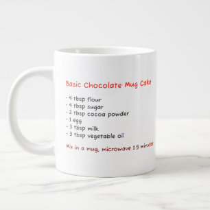 Taza De Café Gigante Microondas únicas (Recetas de pasteles de chocolat