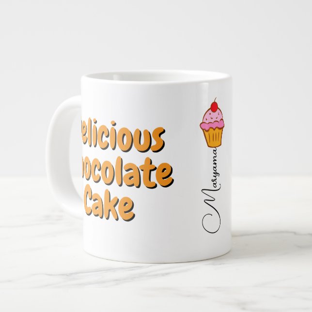 Taza De Café Gigante Microwave Mug (Microwave Chocolate Cake in a Mug) (Izquierda)