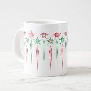 Taza De Café Gigante Mid Mod Icicles Jumbo Mug