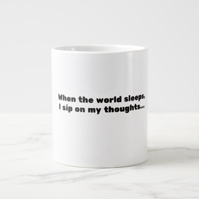 Taza De Café Gigante “Midnight Reflections” (Frente)