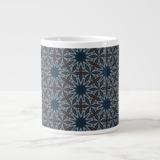 Taza De Café Gigante Midnight Starburst Lattice