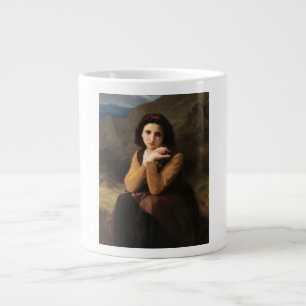 Taza De Café Gigante Mignon Innocence of Adolescent Chica, Bouguereau