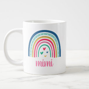 Taza De Café Gigante Mimi Arcoíris