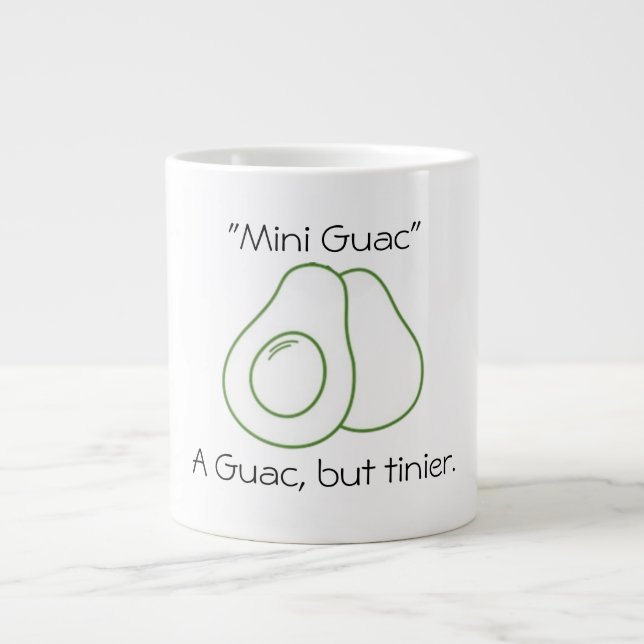 Taza De Café Gigante Mini Guac (Frente)
