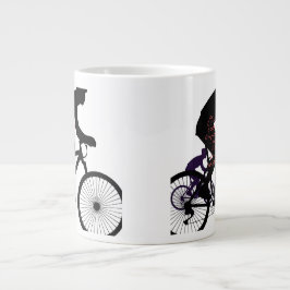 Taza De Café Gigante Minimal Bicycle Art