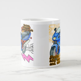 Taza De Café Gigante Minimal Bike Art Graphic 