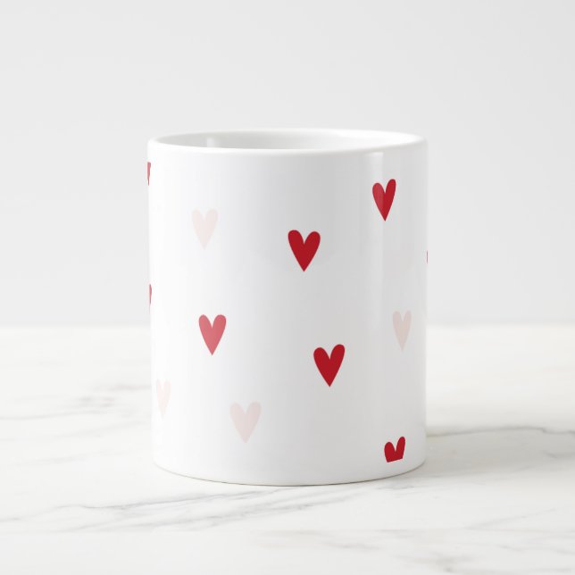 Taza De Café Gigante Minimalist “Je t’❤️” Mug (Frente)