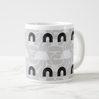 Taza De Café Gigante Minimalist Mixed Boho Arches