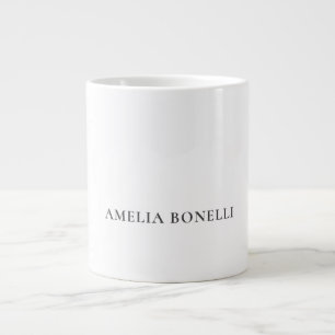 Taza De Café Gigante Minimalista Clásica Profesional Sencilla