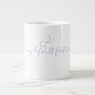 Taza De Café Gigante Minimalistic Coffee Mug Design