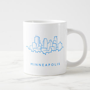 Taza De Café Gigante Minneapolis, línea aérea de Minnesota