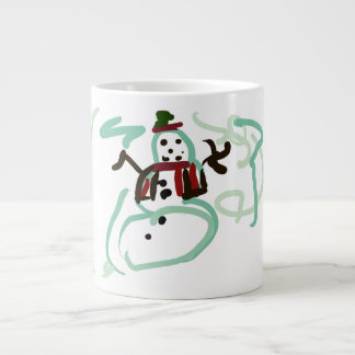 Taza De Café Gigante Mint snowman