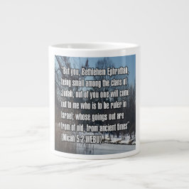 Taza De Café Gigante Miqueas 5:2 WEBU Mug