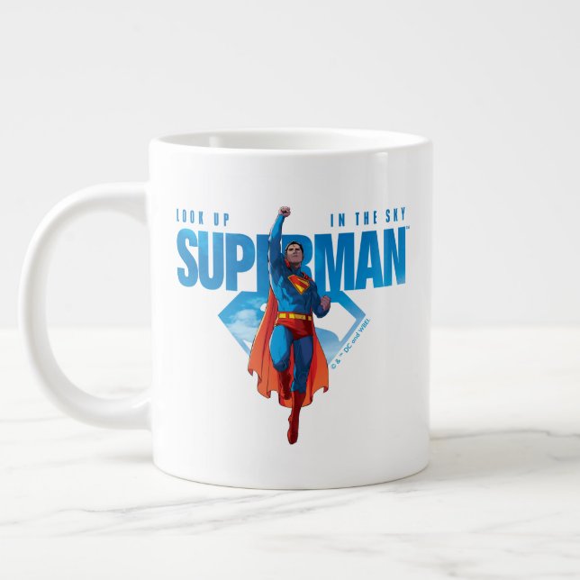 Taza De Café Gigante Mira, es Superman (Izquierda)