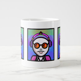 Taza De Café Gigante Mira Ver en Sombras