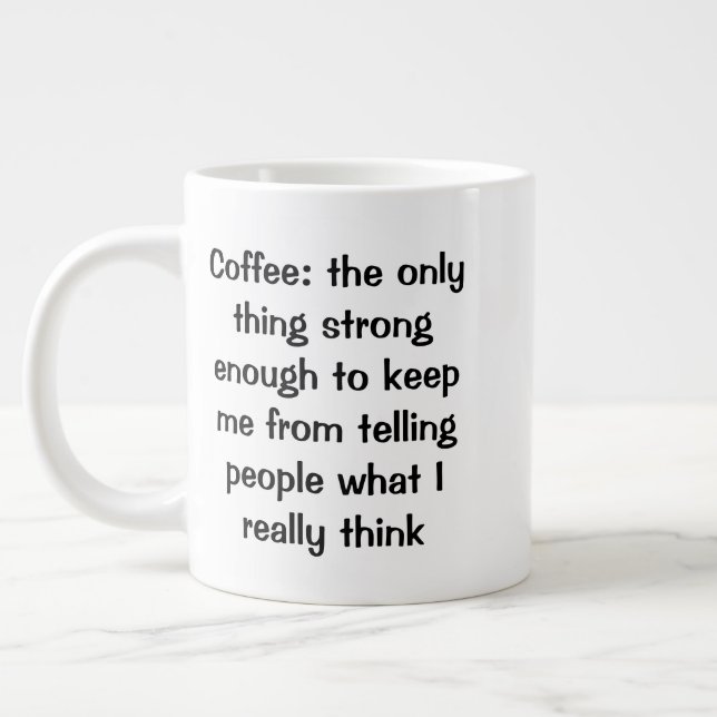 Taza De Café Gigante Misantropic Coffee Lover (Izquierda)
