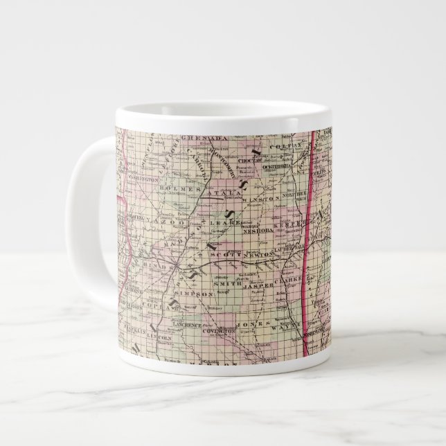 Taza De Café Gigante Misisipi y Alabama (Izquierda)