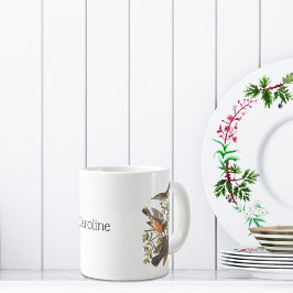 Taza De Café Gigante Mockingbirds y Magpies por John James Audubon