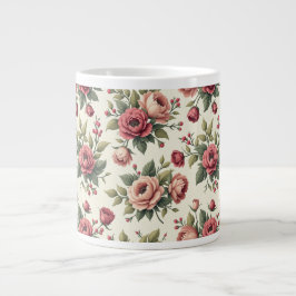 Taza De Café Gigante Moda de época francesa