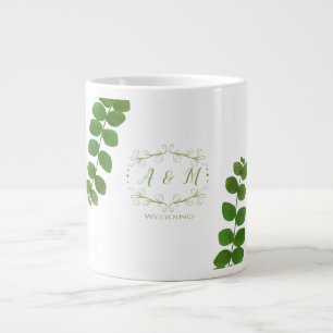 Taza De Café Gigante Moda verde boda