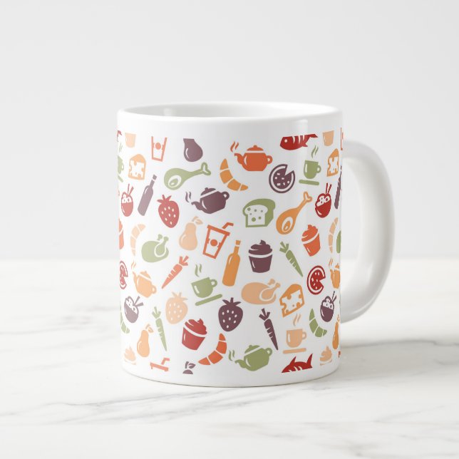 Taza De Café Gigante Modelo 3 de la comida (Derecha)