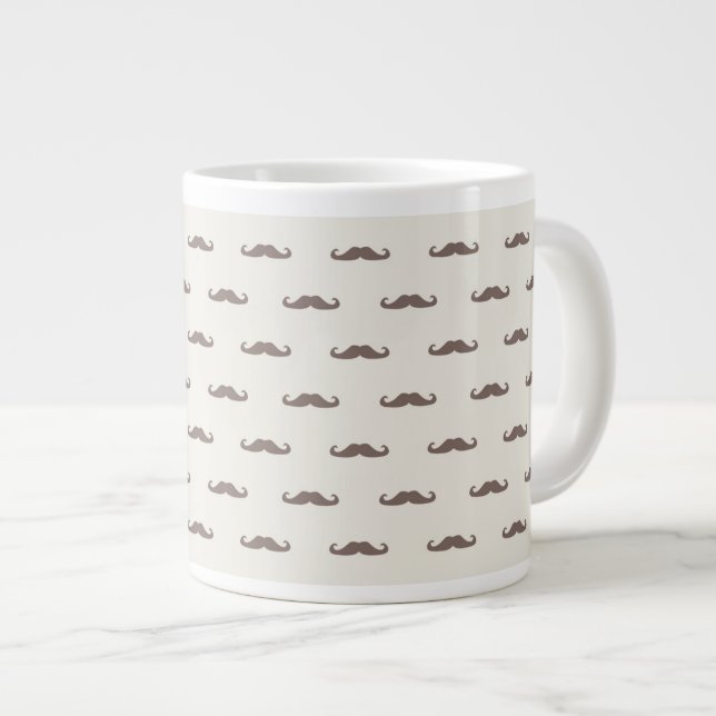 Taza De Café Gigante Modelo 3 del inconformista del bigote (Derecha)