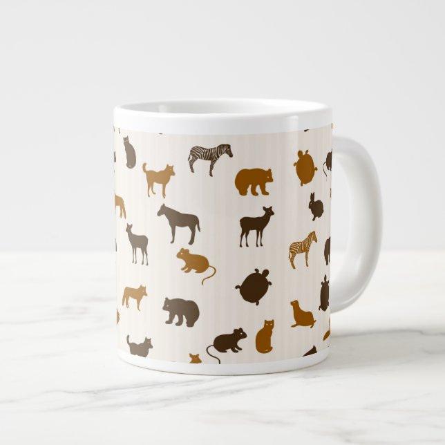 Taza De Café Gigante Modelo animal 1 (Derecha)