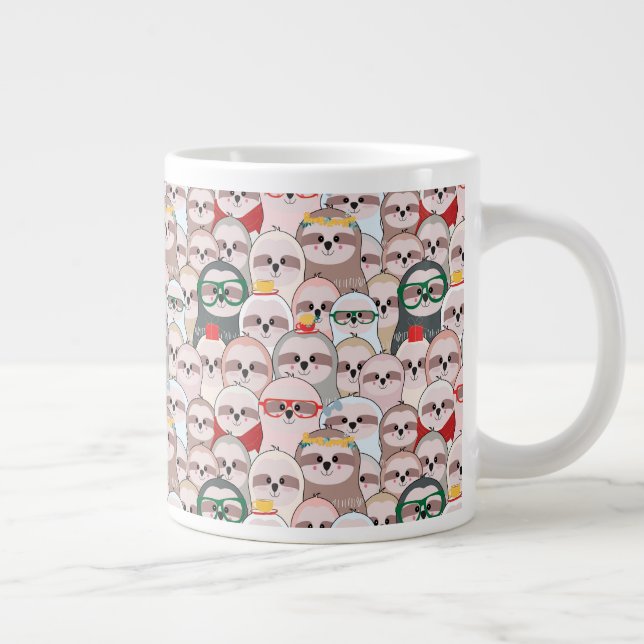 Taza De Café Gigante Modelo cómico de la pereza (Derecha)