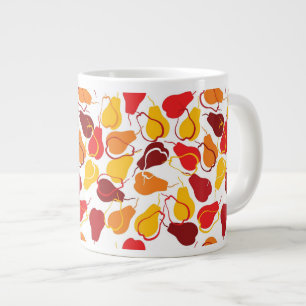Taza De Café Gigante Modelo con las peras