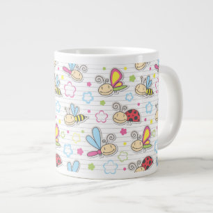 Taza De Café Gigante modelo con los insectos