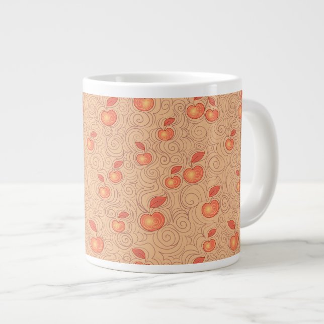 Taza De Café Gigante Modelo de las manzanas (Derecha)