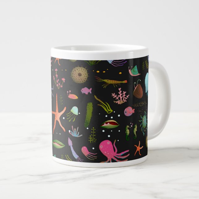 Taza De Café Gigante Modelo de los Critters del mar (Derecha)