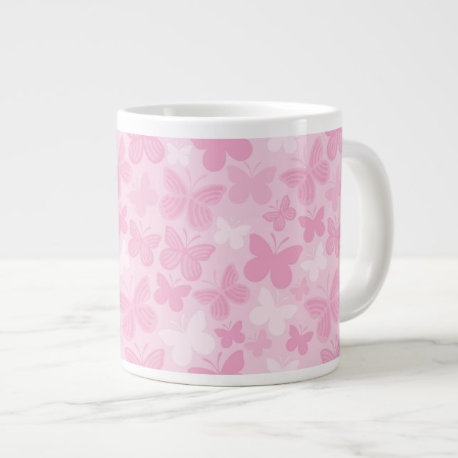 Taza De Café Gigante Modelo de mariposa (Derecha)