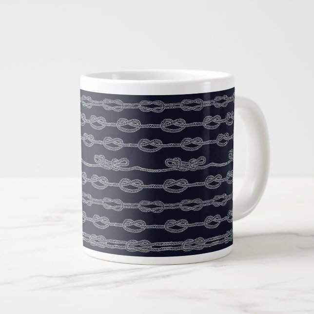 Taza De Café Gigante Modelo de nudos marino (Derecha)