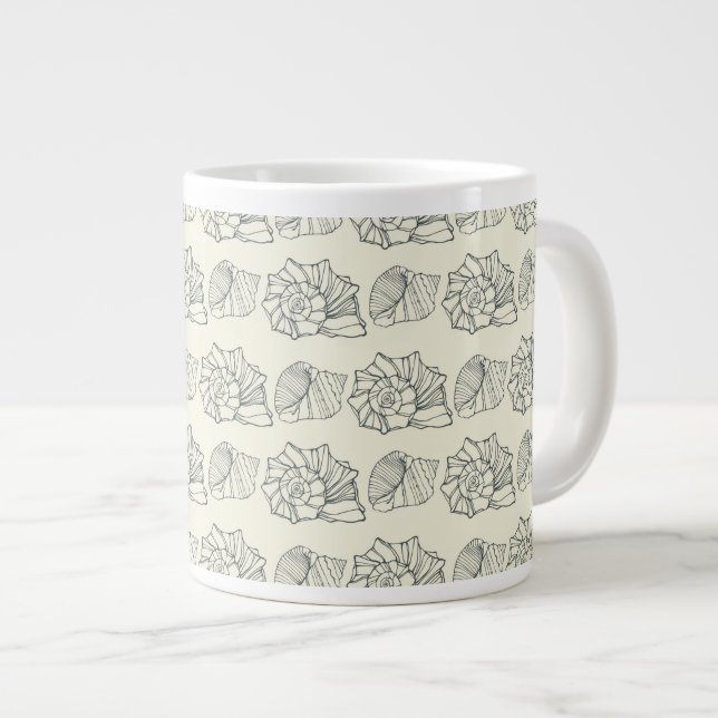Taza De Café Gigante Modelo decorativo de las cáscaras (Derecha)