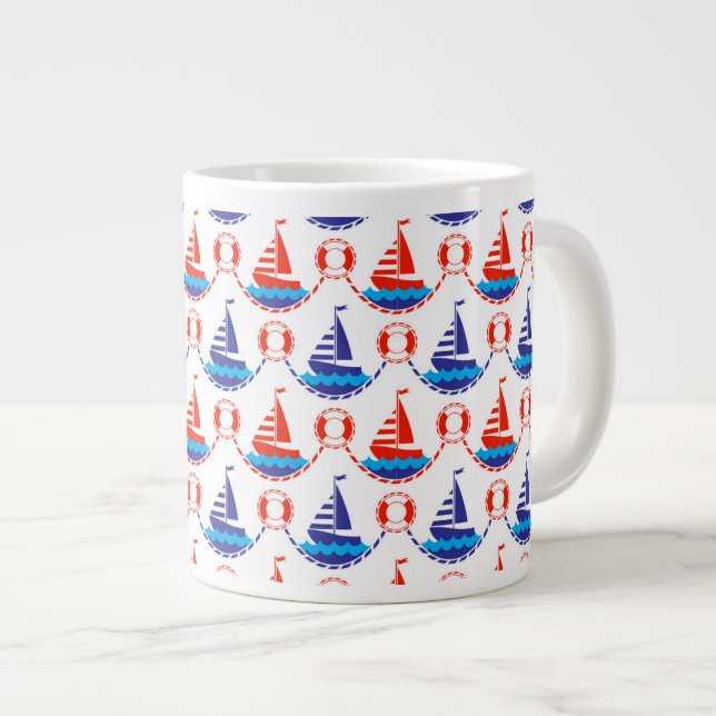 Taza De Café Gigante Modelo del barco de vela (Derecha)