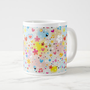 Taza De Café Gigante modelo del dibujo animado de la diversión