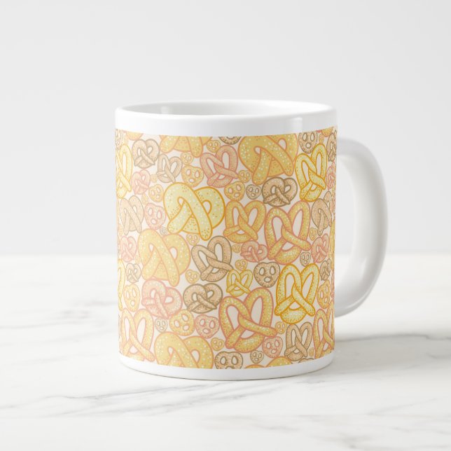 Taza De Café Gigante Modelo del pretzel (Derecha)