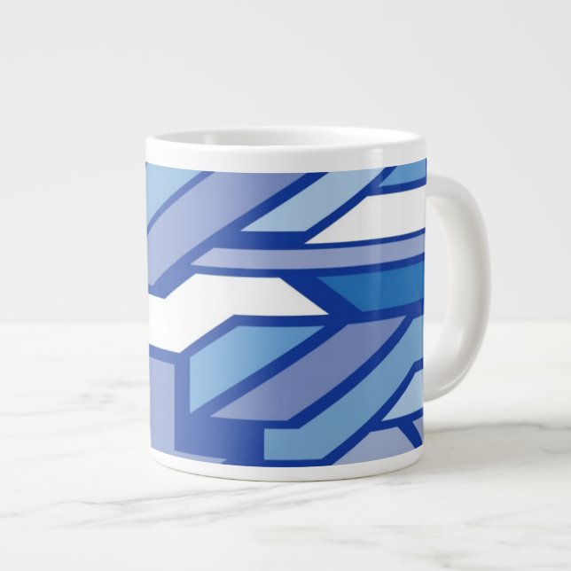 Taza De Café Gigante Modelo geométrico 2 (Derecha)