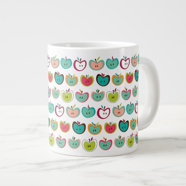 Taza De Café Gigante Modelo lindo de la manzana (Derecha)