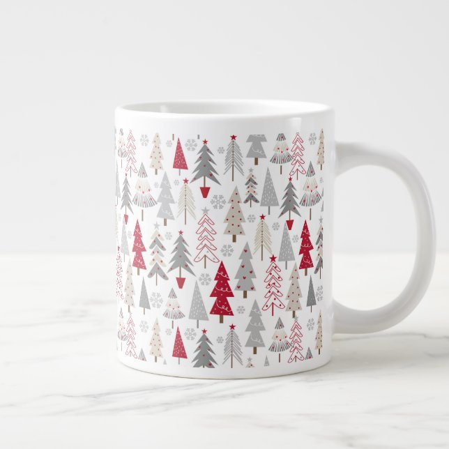 Taza De Café Gigante Modelo lindo del árbol de navidad del día de (Derecha)